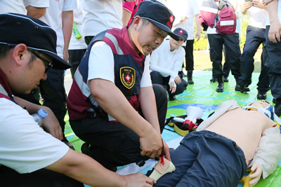 平战结合 常备不懈——我院省级紧急医学救援三队开展自然灾害应急救援演练 平战结合 常备不懈——我院省级紧急医学救援三队开展自然灾害应急救援演练