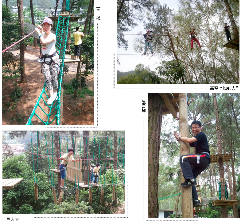 回归自然环保健身，丛林探险挑战自我--2013年职工团员户外素质拓展训练活动纪实