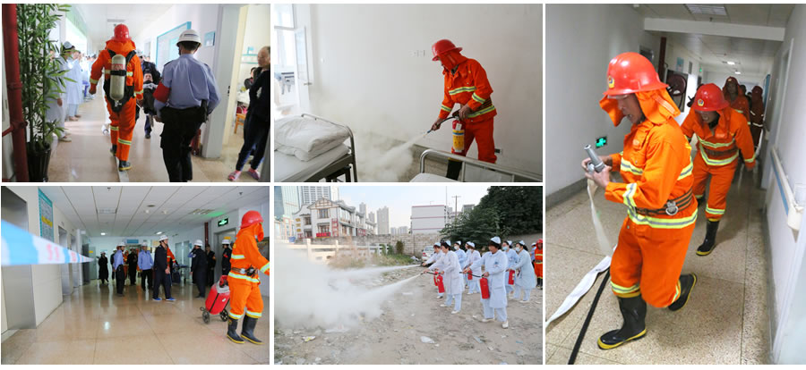 开展消防演练  创建平安医院