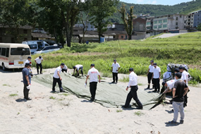 三伏酷暑战高温  应急救援练“强兵”--我院省级紧急医学救援三队开展自然灾害应急救援演练