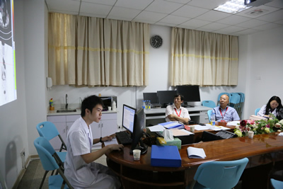 我院核医学专业规培基地接受中国医师协会的检查评估 我院核医学专业规培基地接受中国医师协会的检查评估